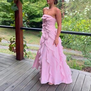 Aje Allairie Gown - Light pink